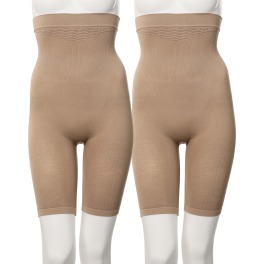 リオッサ 太ももからお腹まで しっかりカバー！ あげパンツ・ハイパーＩＩＩ （補整下着） ＜シュガーブラウン＞ ２枚セット
