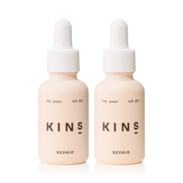 ＫＩＮＳ ハリ艶の鍵　美肌菌に着目 植物由来バクチオール配合 ハリケア美容液 セーラム　リペア ２本セット