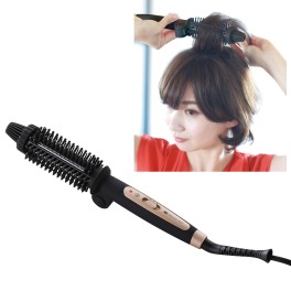 クレイツイオン 手軽にボリュームアップも スタイリングもできる ヘアアイロン♪ ロールブラシ キャッチ&カール26mm
