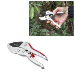 マック 枝をしっかりホールドし 軽い力でスパッと切れる！ ラチェット式 剪定ハサミ