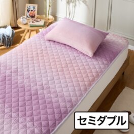 ｎｉｓｈｉｋａｗａ　西川 フワリーコットン 抗菌わた入り ３重ガーゼ敷きパッド ＜セミダブル＞