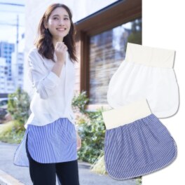 はくだけサッと体形カバー まるで重ね着 おしりカバー２枚セット
