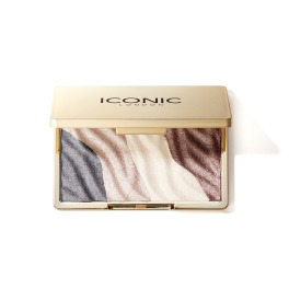 アイコニック　ロンドン スモーキーカラーの グラデーションが作れる ４色をセットイン スモーキーシークレット アイシャドウパレット （アイシャドウ）