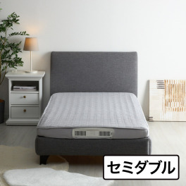 YAMAZEN 快適温度を指定! 静音構造のファンが 空気の流れを作り出す コンフォート エアマットレス <セミダブル>