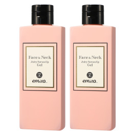 エミト 浸透にもこだわった 徹底保湿ケア フェイス&ネック ジューシーセラムアップ ジェル 2本セット