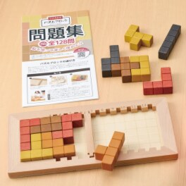 天然木の温もりを感じ 立体的パズルを楽しむ ココロの積み木 パズルブロック