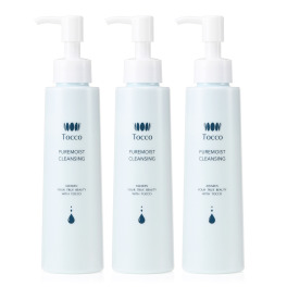 トッコ ダブル洗顔不要 １本でメイク落とし＆洗顔 美容成分配合で潤い肌へ！ ピュアモイスト クレンジング３本セット