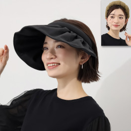モノコト 濃い影で しっかりＵＶカット カチューシャバイザー ２個セット
