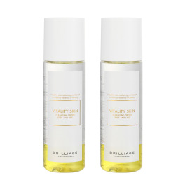 ブリリアージュ メイクになじみやすく 素早くオフする バイタリティ　スキン クレンジングドロップス アイズ＆リップス ２本セット