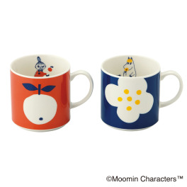 ムーミン 日本製 Ｃｏｌｌａｒ（カラー） ペアマグカップセット