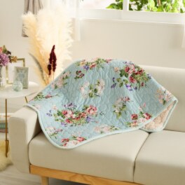 ローラアシュレイ ローズモア ひざ掛け ＜７０×１２０ｃｍ＞