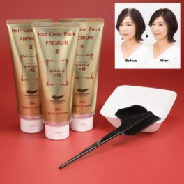 色持ちを追求！大人艶髪へ 新シラガレスキュー ヘアカラーパック プレミアムＩＩＩ デビュー３本特別セット