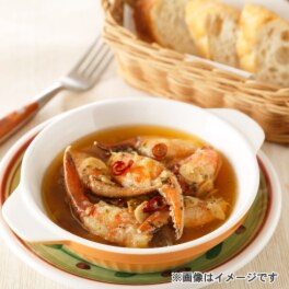 まるずわいがに １本爪のアヒージョ