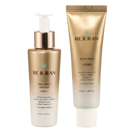 リジュラン ハリ潤い成分c-PDRN (加水分解DNA)配合! デュアルエフェクト アンプル& アクティブクリーム 特別セット