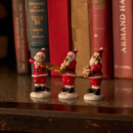 ３人のサンタが演奏会！ パフォーマーサンタ スタンドセット
