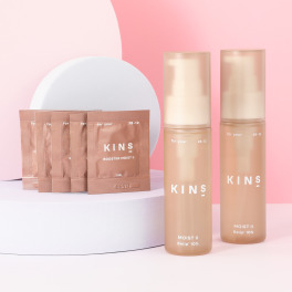 ＫＩＮＳ 美肌菌発想の ハリツヤ潤い美容液 ブースターモイストＩＩ ２本増量セット