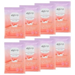 疲労回復・冷え症・ 肩のこり・腰痛・荒れ性に エプソムソルト配合で 優雅な入浴習慣！ 薬用入浴剤エプロＦ ＜フルール＆ 　ローズティーの香＞ ５０ｇサイズ８包セット