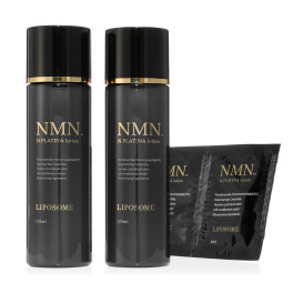 先端成分ＮＭＮ（ニコチン アミドモノヌクレオチド） 配合で潤いハリ肌へ！ リポソームＮ プラチナローション ２本増量セット