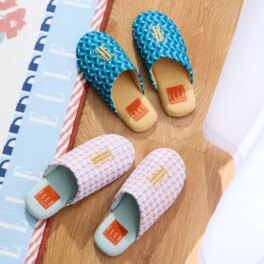 ＥＬＬＥ　ＨＯＭＥ スプリングコレクション スリッパ２足組