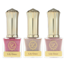 リリーグレイス 除光液不要で簡単オフ！ ウォーターネイル ピンクナチュラルセレクト ３色セット