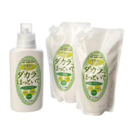 洗濯時に注ぐだけで　衣類や洗濯槽を消臭！　ダカラ～ほっといて
