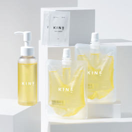 ＫＩＮＳ 美肌菌発想で 毛穴の汚れすっきり 透明肌へ導く 潤いクレンジングオイル ３本分特別セット